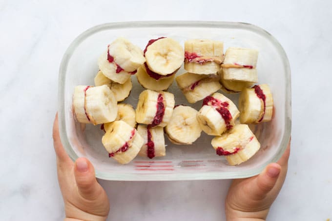  behållare för barn med frysta Banangodis