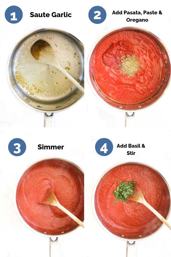 How to Make Pizza Sauce - 4 Process Steps