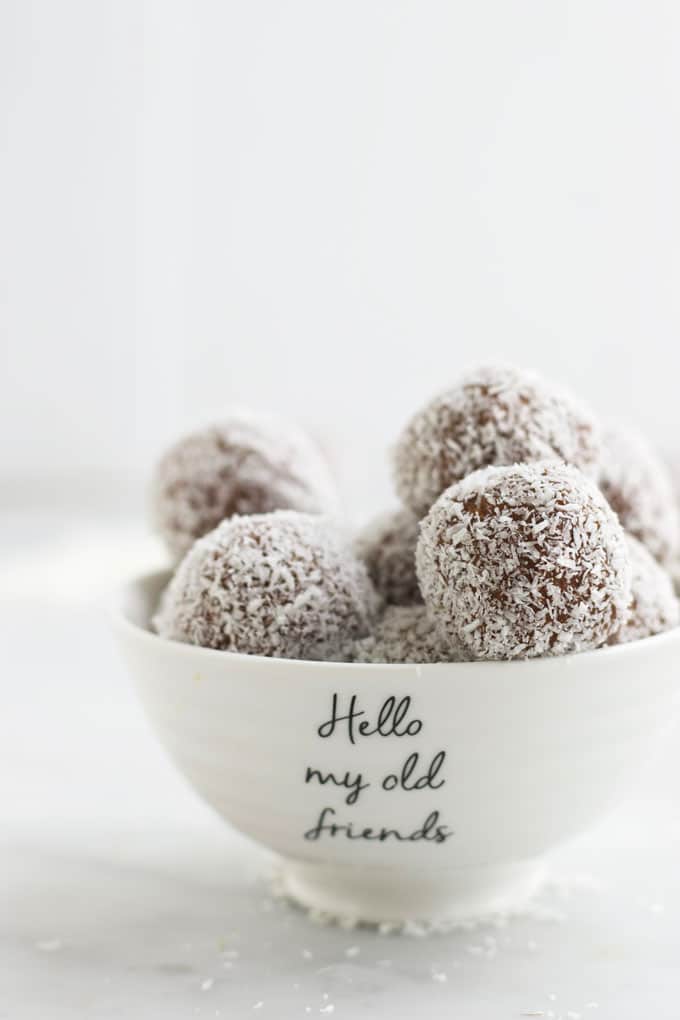 Sweet Potato Truffles in Bowl