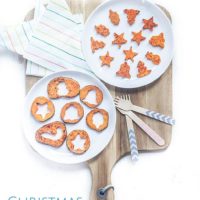 Sweet Potato Christmas Bites - a healthy Christmas themed snack for kids