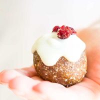 Child Holding Christmas Bliss Ball