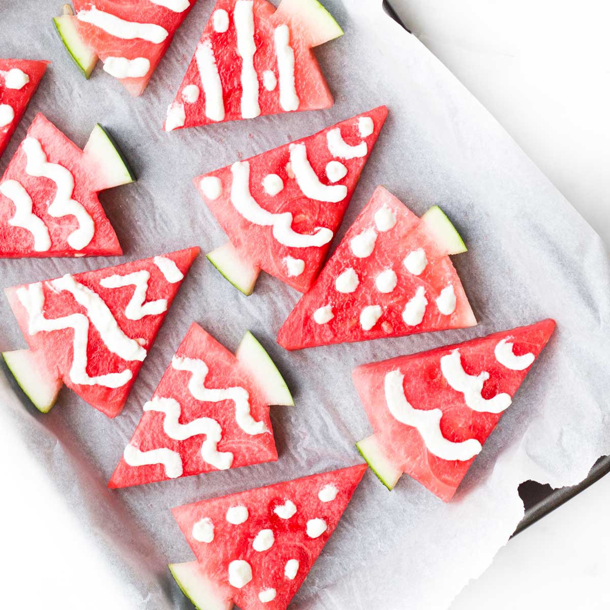 Watermelon Christmas Trees