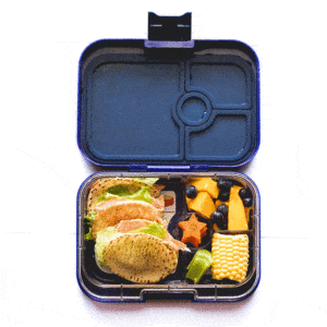 healthy lunchbox ideas for kids. Nude food / rubbish free. Bento style lunch box. 