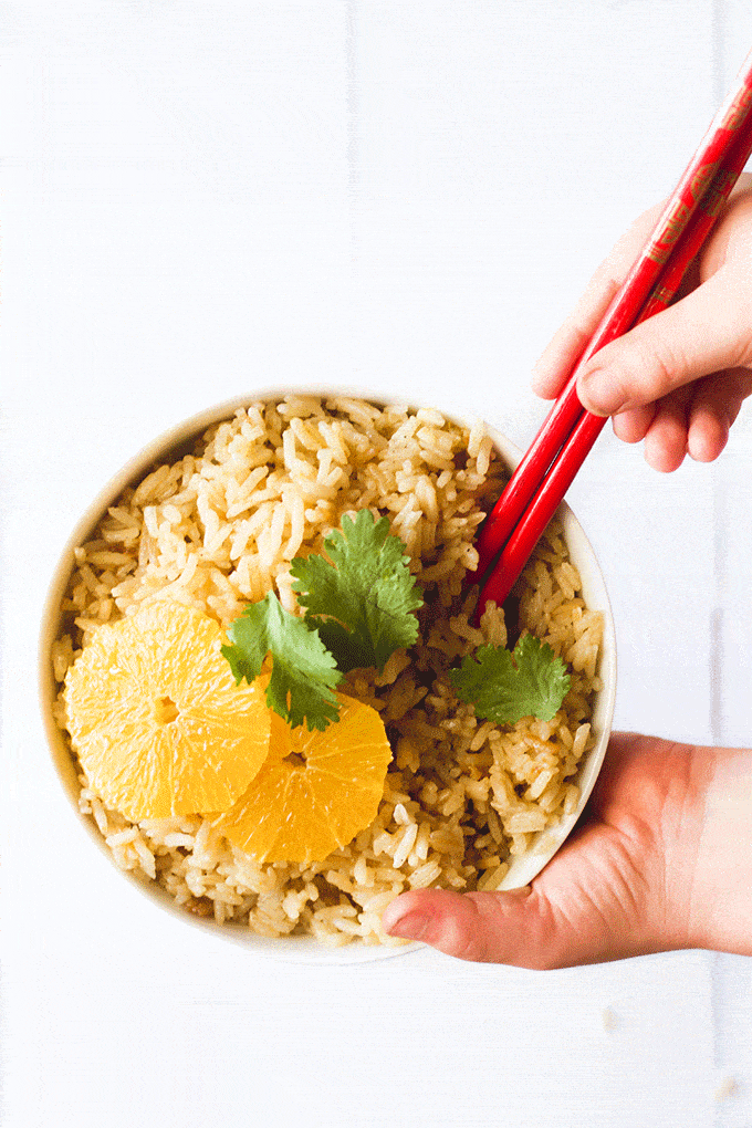 Orange and Ginger Rice