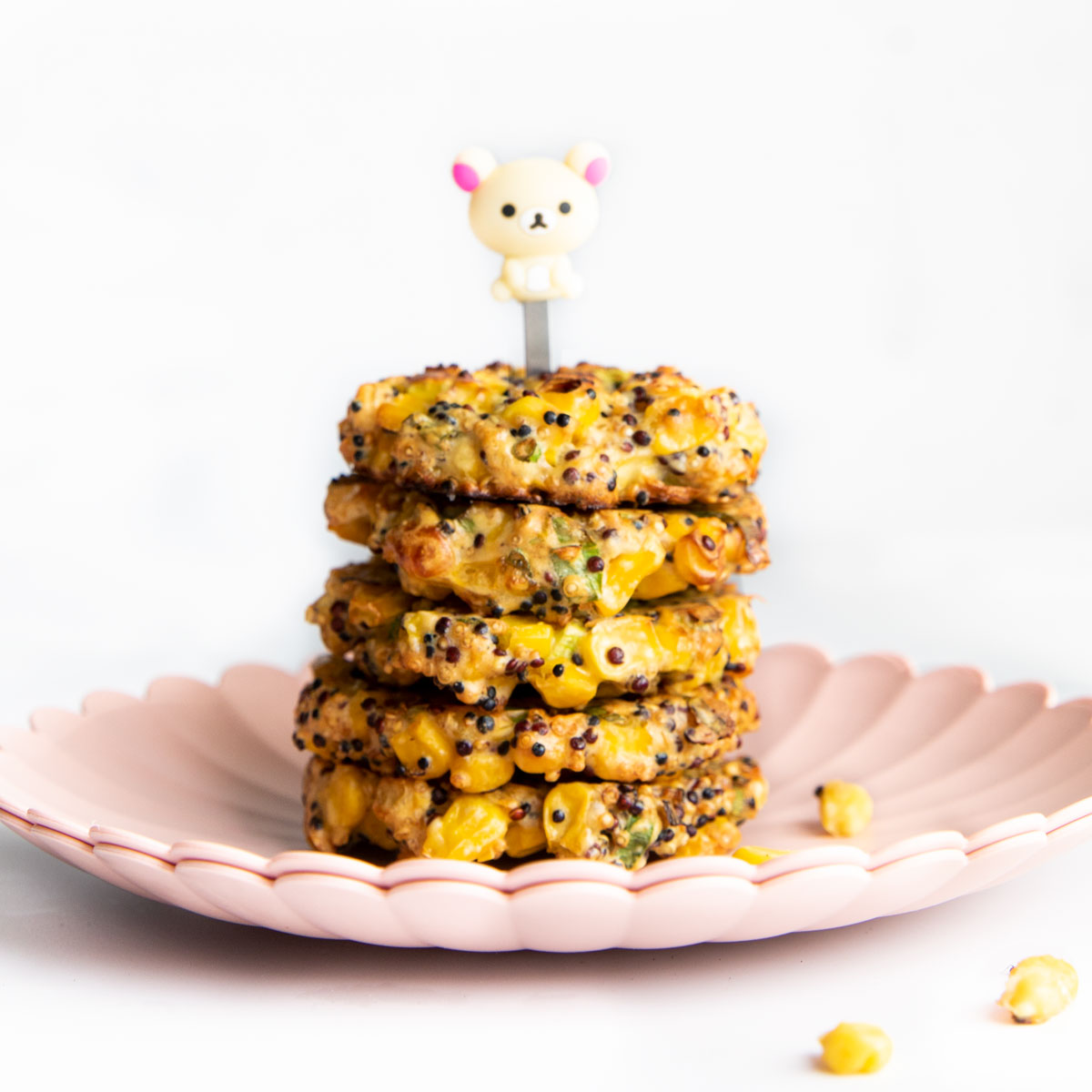 Sweetcorn Quinoa Fritters