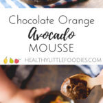 Chocolate orange avocado mousse is a delicious dessert for the whole family. Creamy avocado & banana are blended with sweet dates, orange juice & cacao. Great for kids. Hidden veggies.