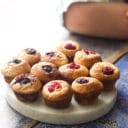 Mini blender muffins. Great for baby led weaning (blw), toddlers and for packing in a lunch box. No refined sugar, sweetened only with fruit.