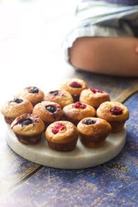 Mini blender muffins. Great for baby led weaning (blw), toddlers and for packing in a lunch box. No refined sugar, sweetened only with fruit.