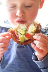 Enjoy this sweet potato base 3 ways. Great as a healthy sweet breakfast, used as a bread alternative for sandwiches or topped with your fav pizza toppings. Healthy Kids food. Healthy pizza