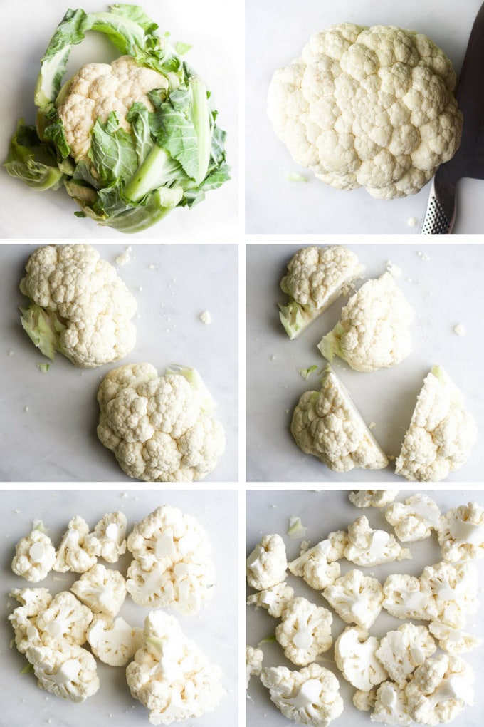 6 Steps on How to Cut a Cauliflower