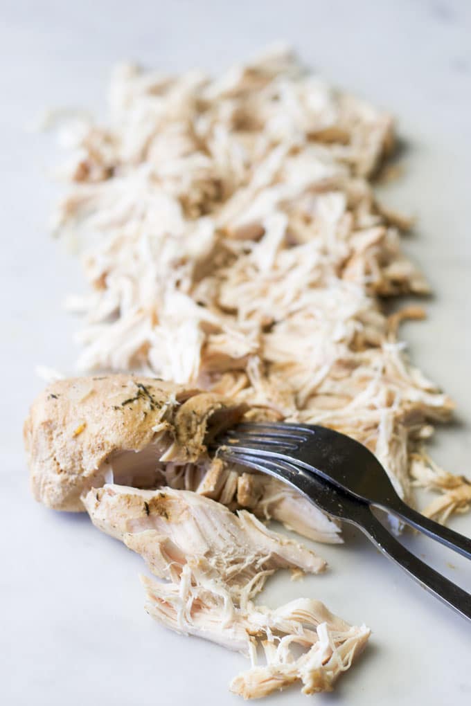 Cooked Chicken Shredded