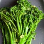 The most delicious way to enjoy broccolini. Suteed in olivie oil & garlic with fresh lemon juice. A great way to serve . introduce this vegetable to kids. #kidsfood #blw #babyledweaning #broccolini