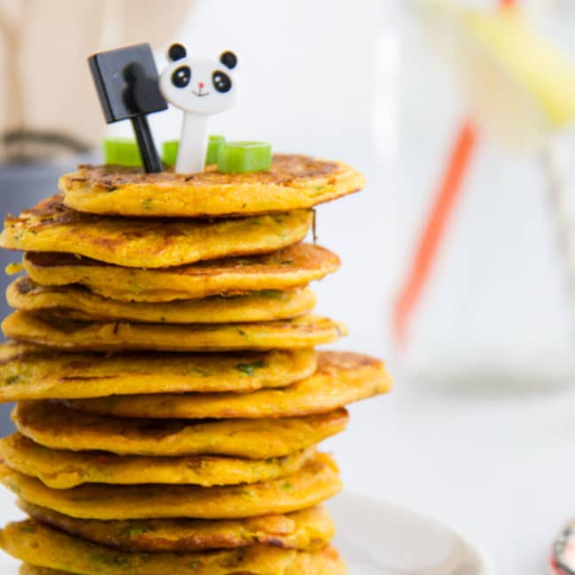 Stack of Chickpea Pancakes