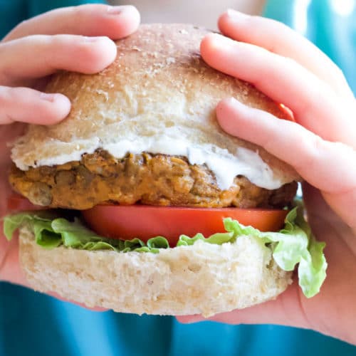 Lentil Burgers - Little Foodies