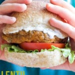 These easy Lentil Burgers are a great protein alternative to meat dinners. Can be made with a variety of lentils to achieve a different texture.