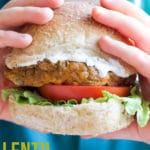 These easy Lentil Burgers are a great protein alternative to meat dinners. Can be made with a variety of lentils to achieve a different texture.