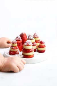 Strawberry and Melon Christmas Trees