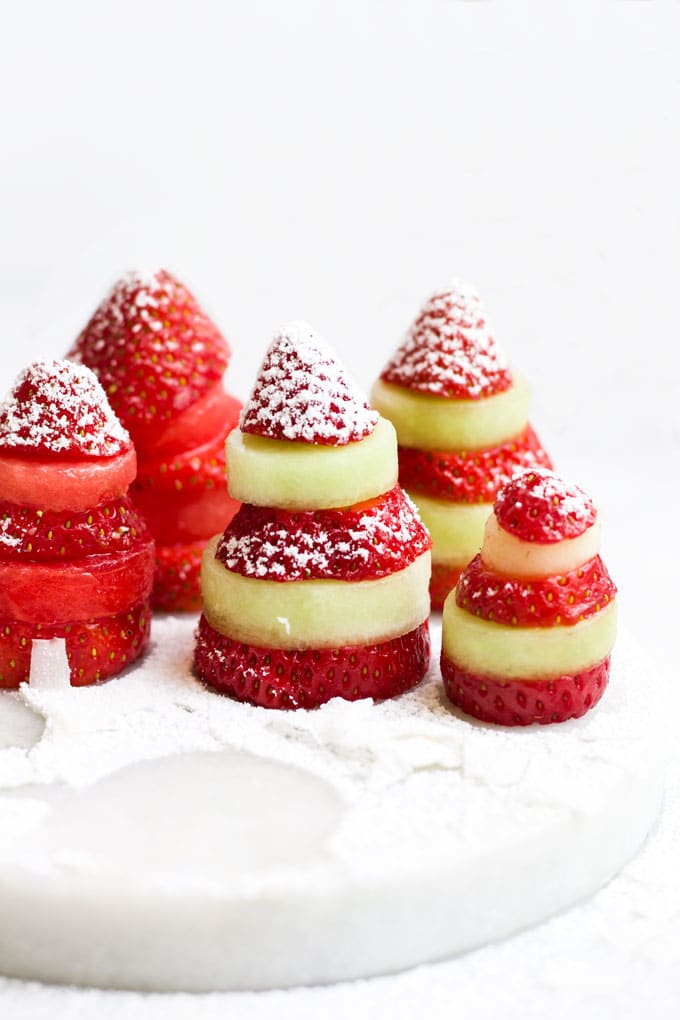 Strawberry Melon Christmas Trees