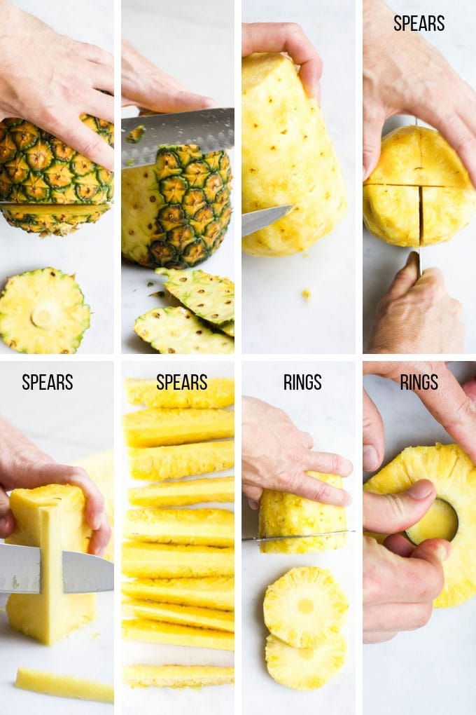 How to Cut a Pineapple Process Tests