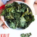 Kale Chips are a great way for getting your kids to love leafy greens. They are light, crispy and melt in the mouth. #kidssnack #snack #kale #kalechips #kidsfood