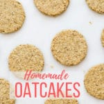 Oatcakes are so easy to make and can be enjoyed as a snack, breakfast or lunch. Great for packing in a lunchbox