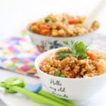 Vegetable Fried Rice in Bowls