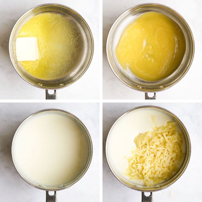 Process Steps For Making Cheese Sauce