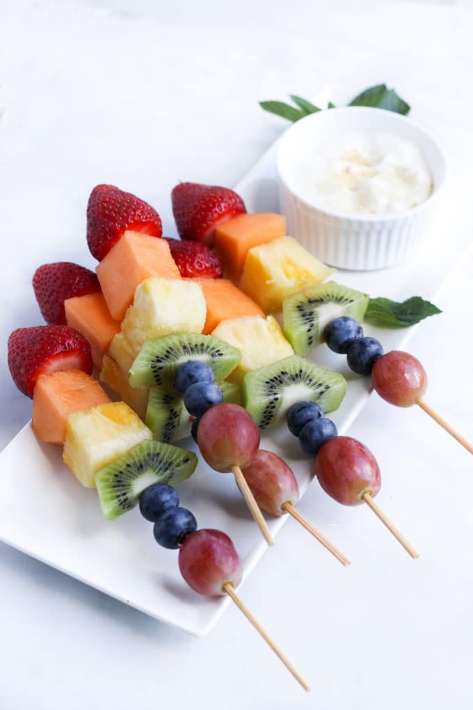 Fruit Skewers - Cooking with Curls