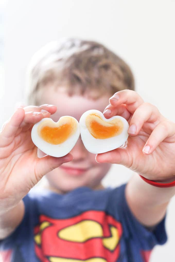 Heart Shaped Eggs