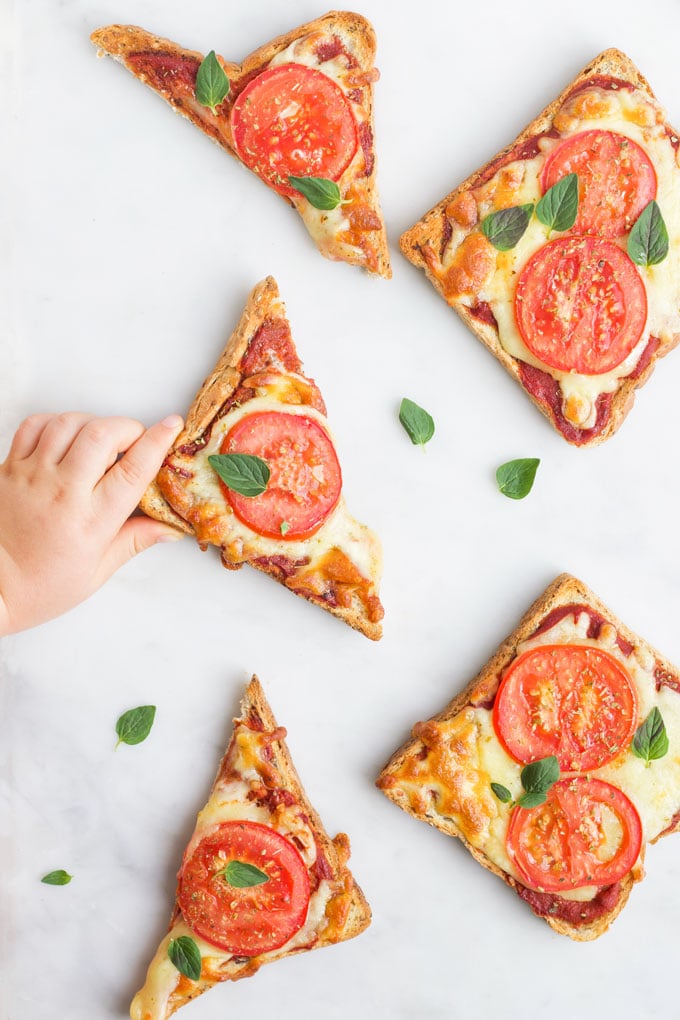 Pizza Toast Healthy Little Foodies