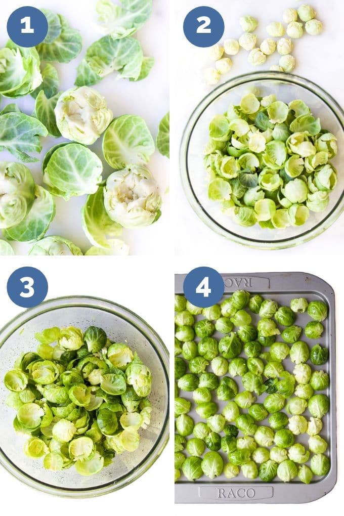 How to Make Brussels Sprouts Chips Process Steps