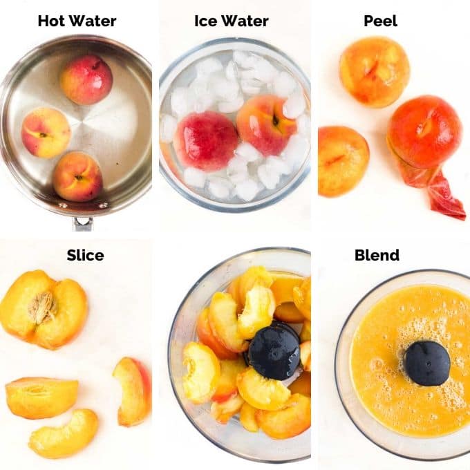 Peach Puree - Healthy Little Foodies