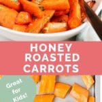 Honey Roasted Carrots long pin