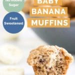 Baby Banana Muffins Short Pin