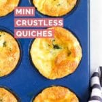 Mini Crustless Quiche Short Pin