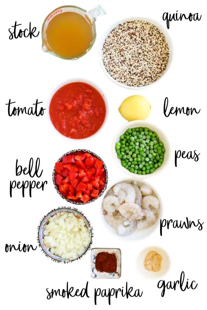 Spanish Quinoa Ingredients
