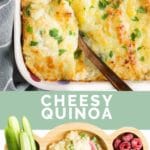 Cheesy Quinoa Bake Long Pin
