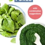 Spinach Puree Short Pinterest Pin