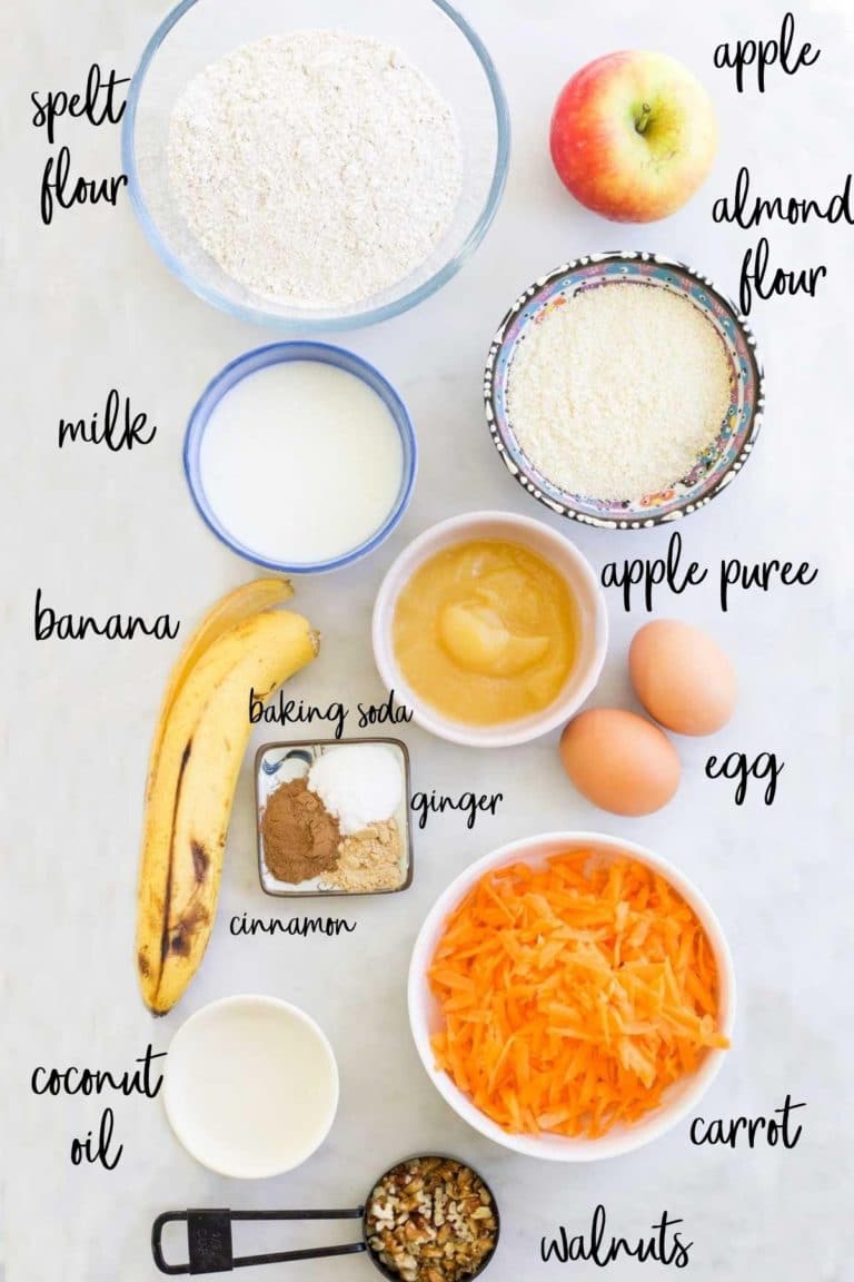 Carrot and Apple Muffins Healthy Little Foodies