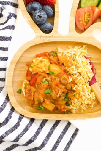 Fruity Chicken Curry for Kids - Healthy Little Foodies