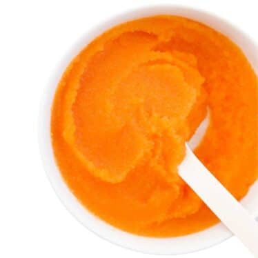 Papaya Puree in Bowl