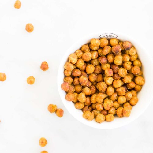 Roasted Chickpeas in Bowl