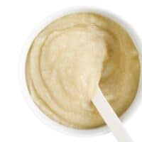 Pear Puree in Bowl
