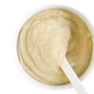 Pear Puree in Bowl