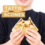 Child Eating Tattie Scone Pinterest Pin