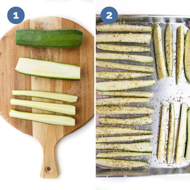 Roasted Courgettes (Zucchini) - Healthy Little Foodies