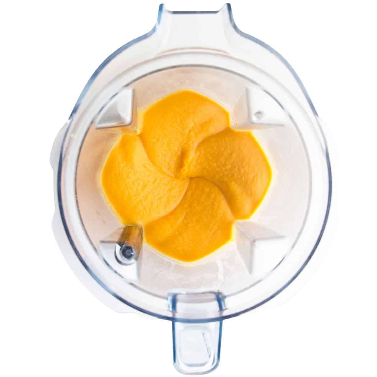 Lentil Puree In Blender.